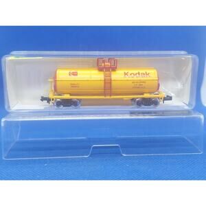 Model Power N Scale Kodak Chemical Tank Car No. 3751 Collector Case - Never Ran